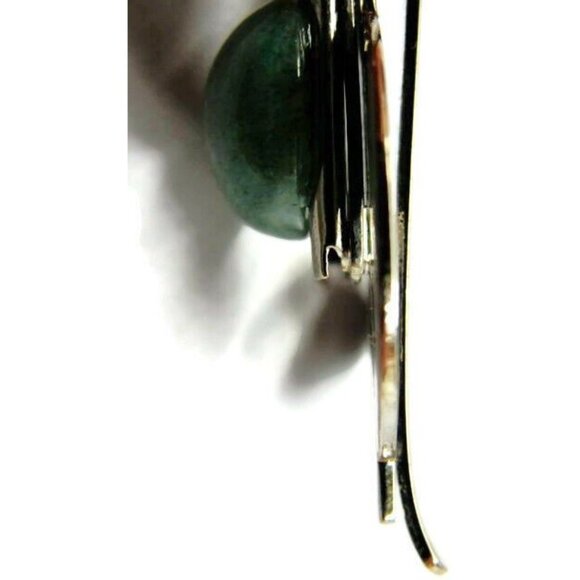 Green Dollar S Money Clip Silver Tone Cash Holder Wallet Credit Card ID - Picture 7 of 9